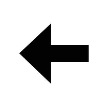 un flecha señalando izquierda en un blanco antecedentes vector