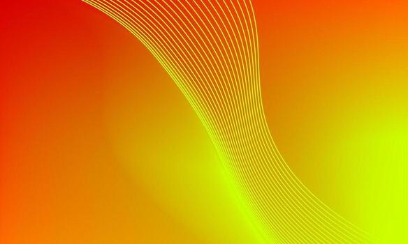 Modern aesthetic abstract background with smooth yellow green gradient lines vector