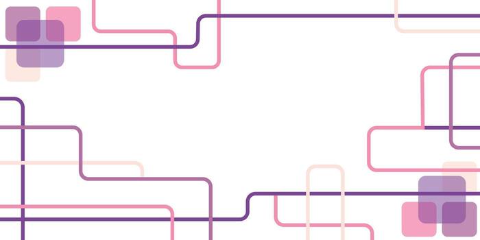 Intersecting Lines and Rounded Squares Abstract vector