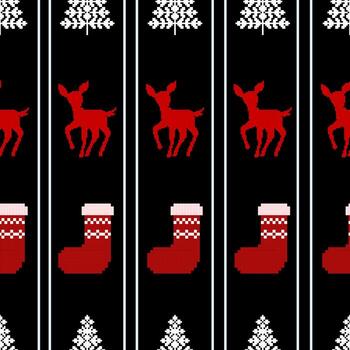 sin costura modelo con Navidad , tela modelo vector