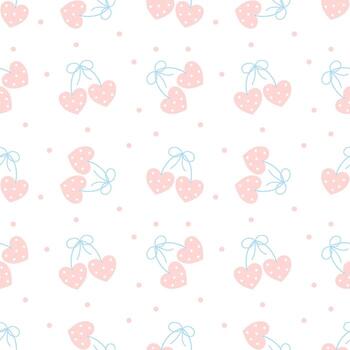 sin costura modelo con corazones en blanco antecedentes vector