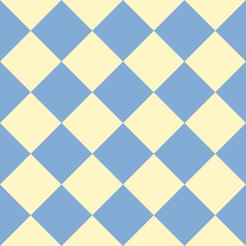 Seamless pattern with blue square and yellow background vector