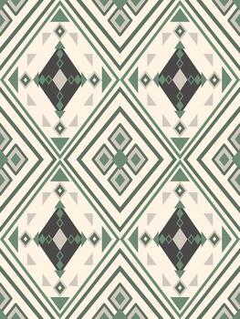 Geometric pattern with earthy colors vector
