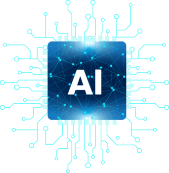künstlich Intelligenz ai Chip mit Digital Schaltkreis, futuristisch Technologie Prozessor, Maschine Lernen Mikrochip Design png