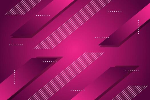 Abstract pink gradation diagonal line pattern background design vector
