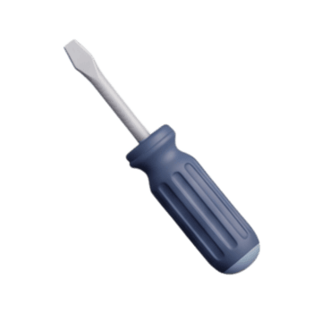 Chave de fenda ferramenta com azul lidar com png