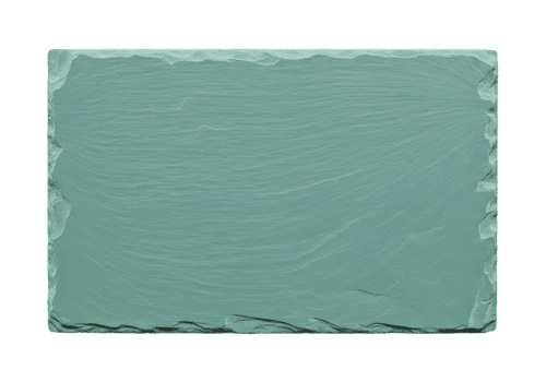 Rectangular green slate stone tile isolated on ideal for construction architecture and texture design references png