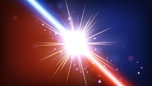 resumen rojo y azul ligero fondo, Perfecto para un partido fondo, ilustración vector