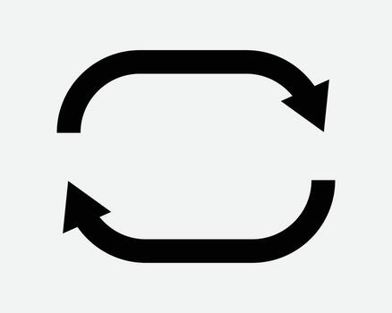 rotación flecha icono punta de flecha puntero girar girar circulo circular reutilizando reciclar hilado sistema actualizar recargar Reiniciar actualizar punto ciclo firmar símbolo vector