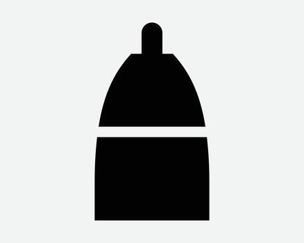 Pen Tip Icon black graphic icon office writing drawing stationery instrument to write draw edit. Signature pencil to edit and sign. Closeup marker nib vector