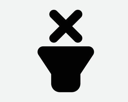 Speaker Mute Radio Silence Off Speech Denied Message Broadcasting Broadcast Sound Media Multimedia Control Button Sign Symbol Icon Black Shape Cross Cancel vector