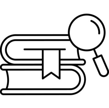 caso estudiar documento icono vector