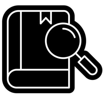 caso estudiar presentación icono vector