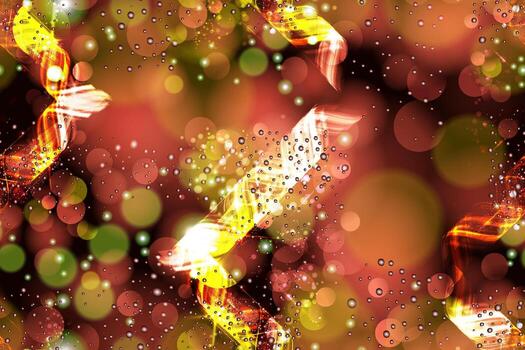 Colorful abstract background with bokeh effects vector