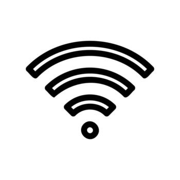sencillo negro icono con un tema inalámbrico red excavación vector