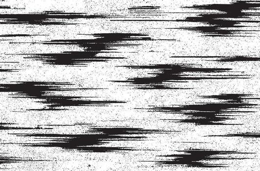 High-resolution grunge brush stroke texture with abstract black and white distressed patterns. Perfect for digital backgrounds, graphic design, posters, and modern abstract artwork. vector