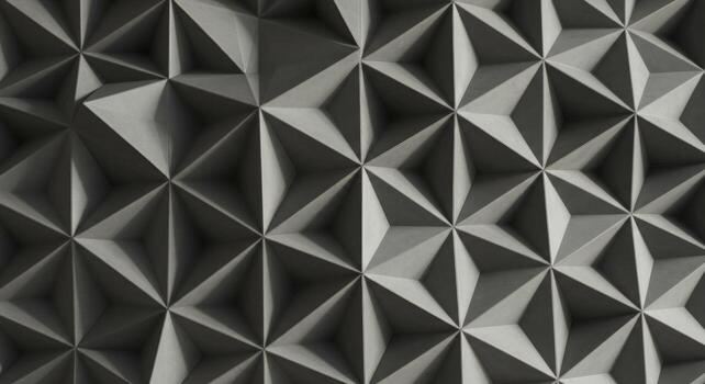 Abstract geometric pattern of triangular stars background photo