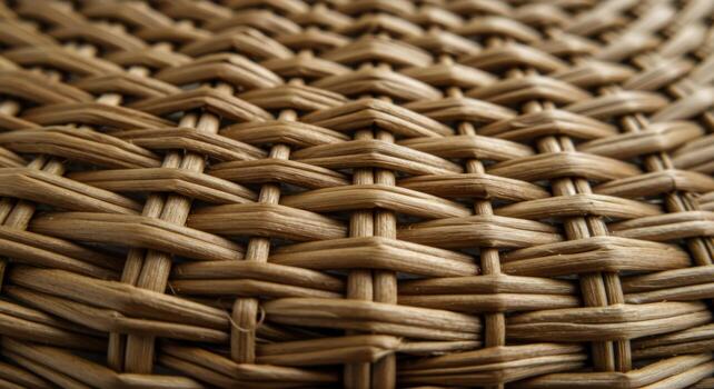 Woven pattern background of interlaced material for texture and design photo