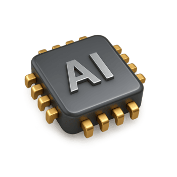 3d icono ai pastilla procesador tecnología concepto png