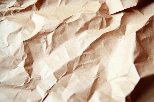 A close up of a crumpled piece of paper photo