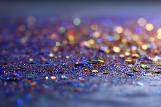 Shimmering glitter bokeh photo