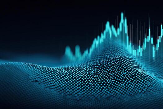 Abstract data visualization photo