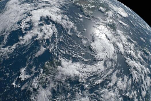 Earth's turbulent weather systems photo