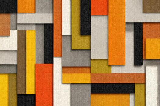 Abstract geometric pattern of layered rectangles photo
