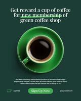 Green Membership Program Instagram Post Template