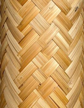 Close-up of a woven basket or container photo