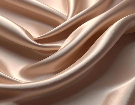 Silk fabric with a beautiful pattern photo