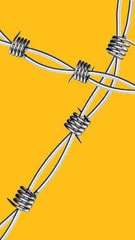 retro collage de trama de semitonos mordaz cable crea un único vertical diseño con papel cortar 3d elementos para moderno artístico expresión. vector