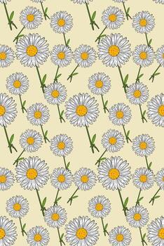 Daisy drawing patterns vector
