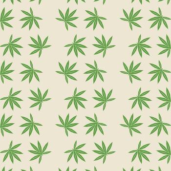 cannabis leaf hemp seamless pattern background design template vector