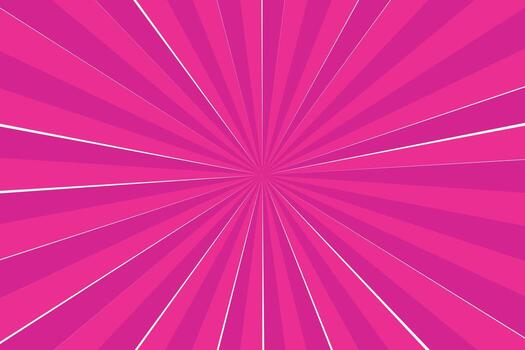 Pink and White Sunburst Radial Background Pattern abstract vector