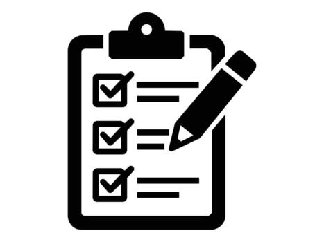 conformidad Lista de Verificación en portapapeles aislado en blanco antecedentes para negocio utilizar vector