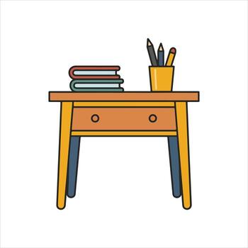 table icon in black and white minimal style vector