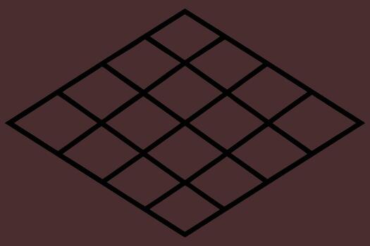 resumen diamante modelo con intersectando líneas en un oscuro texturizado antecedentes vector