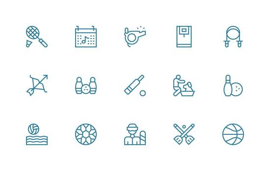 15 Regular Line Style Icons from Activity Collection Icons Built for Visual Consistency Pack vector