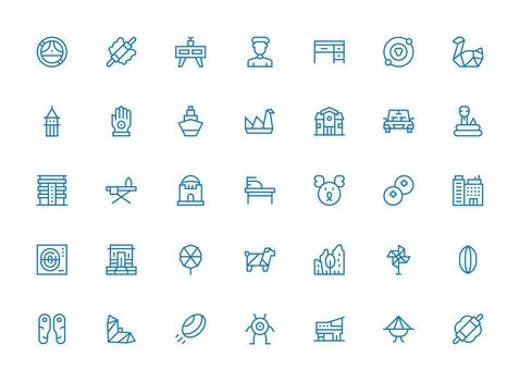 regular limpiar línea íconos desde plano conjunto con 35 vectores claro y conciso icono conjunto colección