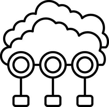 Cloud Computing Service vector
