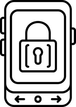 Data Security Lock vector