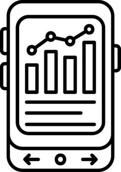 Statistical Bar Chart vector