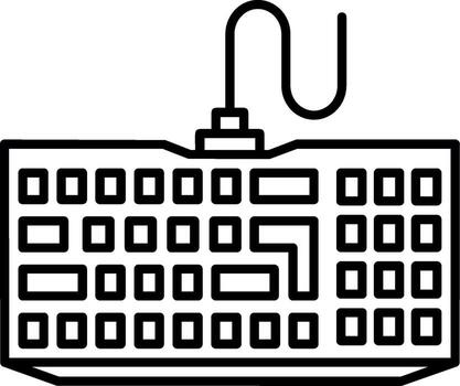 Computer Keyboard Input vector