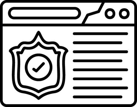 Web Security Firewall vector