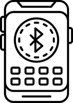 Bluetooth inalámbrico conexión vector