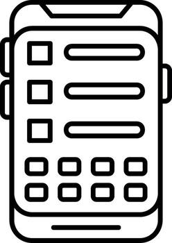 Application Menu List vector
