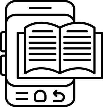 Digital Ebook Reader vector