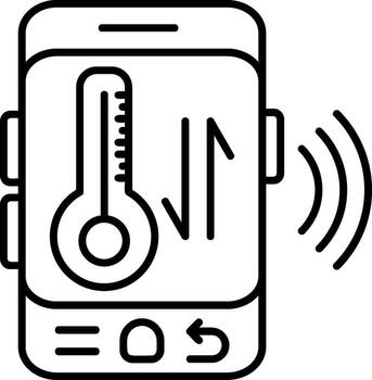Temperature Control Sensor vector