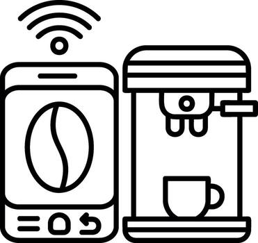 Coffee Making Machine vector
